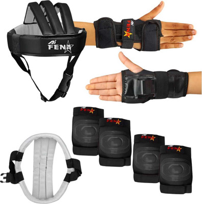 Fena Protective Kit (Age - 6-10 Yrs) | Ideal for Skating & Cycling, Junior Skating Kit