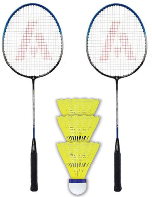 Forgesy Badminton Set, Badminton Racket Set of 2 & 3 Pcs Shuttlecock Branded Badminton Kit