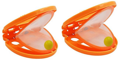 Dwiti Enterprise Catch and Throw Ball Outdoor Games for Kids 2Pcs Throw Catch Ball Game(Orange)