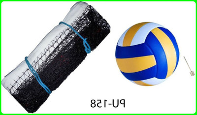 zxxxt md_Kit_Superb Quality Volleyball With Nylon Net PU -158 Volleyball Kit