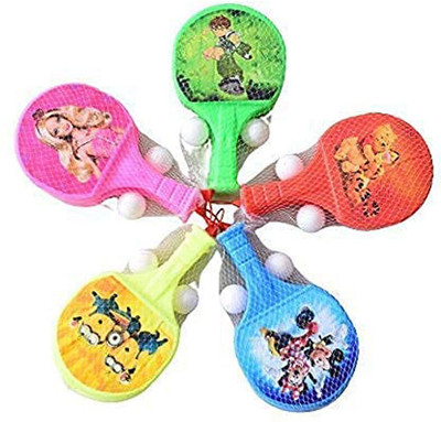 Naitri Enterprise Plastic Kids Racket Set table Tennis kit Badminton Kit for kid Badminton Kit