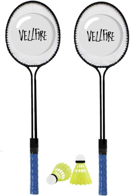VELLFIRE Double shaft Badminton with 2 pvc shuttles Badminton Kit