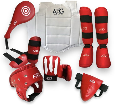 AXG NEW GOAL Classic Karate Kit (7 Items) Small For Age 6 to 10yrs Boxing Kit