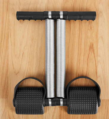 adaroticx Tummy Trimmer for Men Women Double Spring Tummy Exercise Equipment Machine Ab Exerciser(Black)