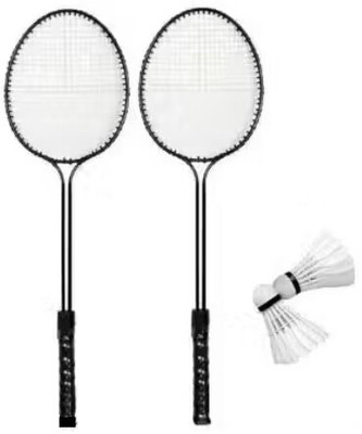 VELLFIRE Double shaft Badminton with 2 feather shuttles Badminton Kit