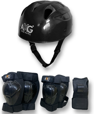 AXG NEW GOAL Black 4 In 1 Latest Design Adjustable Multipurpose Cycling / Skating Kit