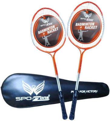 SPO Zone Badminton Combo _ Racket KIT Set Of 2 Piece Badminton Kit