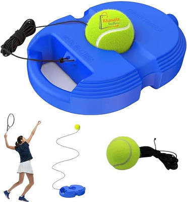 rk son Tennis Trainer Rebound Ball,Solo Tennis Training Equipment for Self Badminton Kit