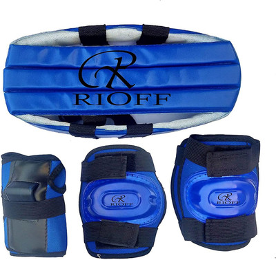 Rioff Kids Protective Skating Guard Set (Blue) (Small) 5 To 8 Years Skating Kit