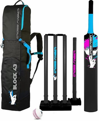 Jaspo Anime Cricket Kit – Full Size- Tennis cricket plastic kit Cricket Kit