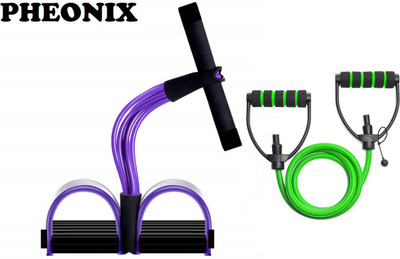 Pheonix Gym Combo Of Pull Reducer With Adjustable Single Toning Tube Fitness Accessory Kit Kit