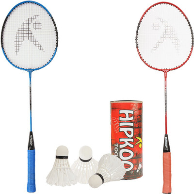 Hipkoo Sports Star Badminton Kit With 2 Rackets Badminton Kit