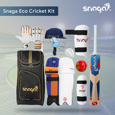 Snaga Eco Cricket Kit Set Size-5 for 10 to 11 years Right Hand Batsman Cricket Kit