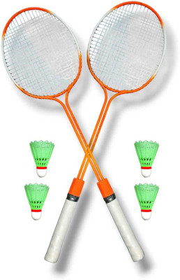 STYRKR Scratchless B-200 Badminton Racquets set Of 2 With Shuttle Badminton Kit