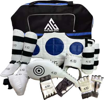 AXG NEW GOAL Ultimate Complete Taekwondo Kit with Duffel cum Backpack(Medium)Age 9 to 15 yrs Boxing Kit