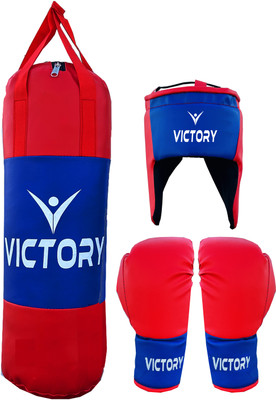 VICTORY Junior Filled Boxing Kit For Kids 6 To 14 Years Boxing Kit