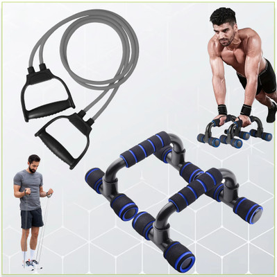Manogyam Combo For General Fitness & Double Toning Tube & Double Toning Tube Fitness Accessory Kit Kit