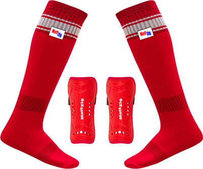 MATTZIG Elite Football Kit (One Pair Football Socks & One Pair Elite Shin Guard) Football Kit