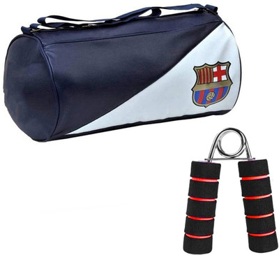 TRUE INDIAN Stylish Fitness,Sports,Duffle Blue bag with Foam Handle Hand Grip Fitness Accessory Kit Kit