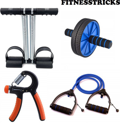 Fitnesstricks Gym Home Workout Set Fitness Accessory Kit Kit