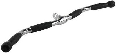 HACKERX ® EZ Curl Bar Cable Attachment (27 Inch): Biceps & Triceps Gym Rod Multi-training Bar