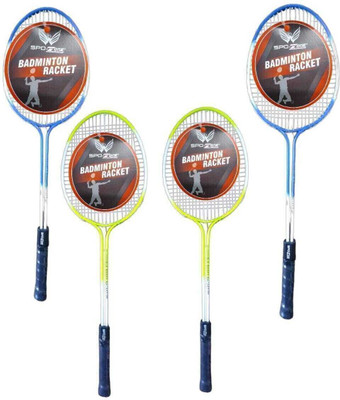 SPO Zone Badminton Kit Set Of 4 Piece Racquet Badminton Kit