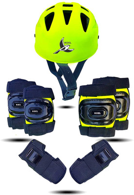 Koel Skating Protection Kit Plastic Helmet Elbow Guard Knee Guard Hand Guard Skating Kit