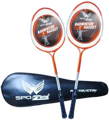 SPO Zone Badminton Combo _ Racket KIT Set Of 2 Piece Badminton Kit