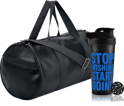 COOL INDIANS Gym & Travel Duffle Bag Gym Bag With Protein Shaker Bottle Drinking Bottle. Gym & Fitness Kit