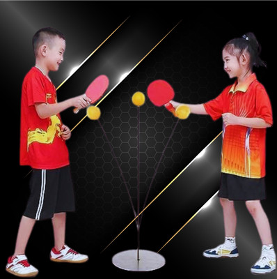CountryLink Indoor Table Tennis Ping Pong Trainer Set with Adjustable Height Self Training Table Tennis Kit