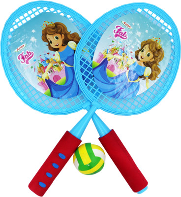 asian Fab Racket 2 Racket 1 Ball - Assorted Badminton Kit