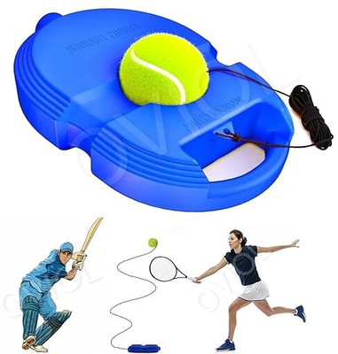 RADHE ENTERPRISE Tennis Trainer Rebound Ball with String Solo Tennis Trainer Set Cricket Kit