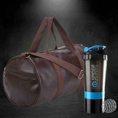 TRUE INDIAN Superior Quality Gym Bag with shaker bottle for men Fitness Accessory Kit Kit