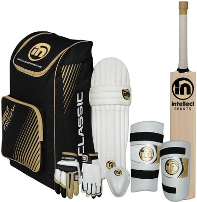 Intellect Creation NOVELTY TITANIUM CLASSIC SERIES FULL SIZE ENGLISH WILLOW KIT Cricket Kit
