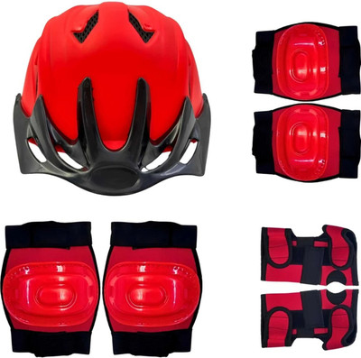 STYRKR Kids Safety Kit for Cycling and Skating With Helmet@11 Skating Kit