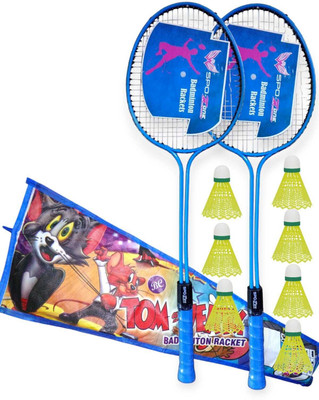 SPO Zone R202 Combo - 2 Racquet with Shuttle Badminton Kit Badminton Kit