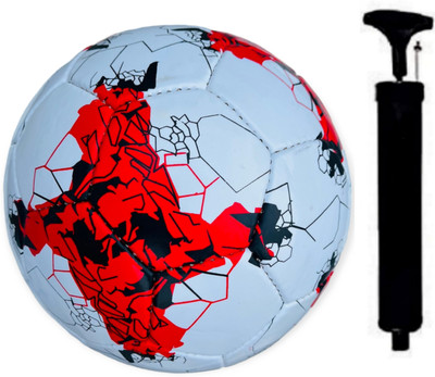 Krasava Russia PVC Football Size-5 with Air pump Football Kit