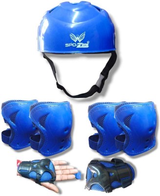 SPO Zone Cycling Guard Kit Combo Suitable For 6-15 Years Cycling Guard Skating Kit