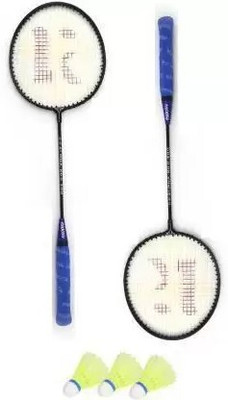Forgesy BADMINTON SET AND SHUTTLE COCK 3_PC Branded Badminton Kit