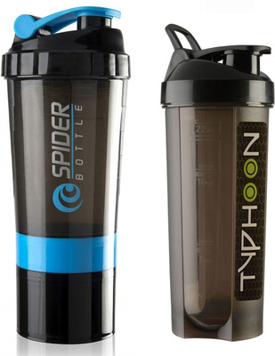 Fitnesstricks Special Combo Of Sports Gym Shaker & Typhoon Bottle for Gym Equipment Fitness Accessory Kit Kit