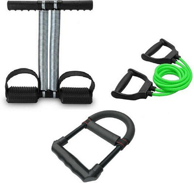 Fitfun TUMMY TRIMMER WITH TONING TUBE AND WRIST EXERCISER GYM EQUIPMENT FOR HOME Fitness Accessory Kit Kit
