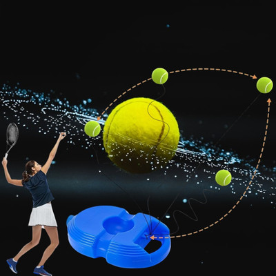 Helistr Trainer Rebound Ball Solo Tennis Training Practice Tool Training Cricket Ball Cricket Kit