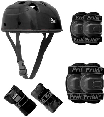 prikli Protection Helmet Elbow | Knee|Hand Guard Skating Kit for 3- 8 years Cycling Guard Combo