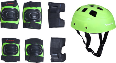 VAMOS Protective helmet with knee, elbow & wrist guard for 6-15yrs Kids Skating Kit