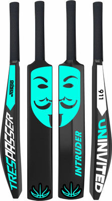 Jaspo Intruder Plastic Tennis Cricket Bat Full Size (34” X 4.5” inch) PVC/Plastic Cricket  Bat For 15+ Yrs(850 g)