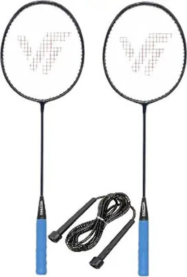 VELLFIRE 2 Pc Single Shaft Racket with pencil skipping rope Free Badminton Kit
