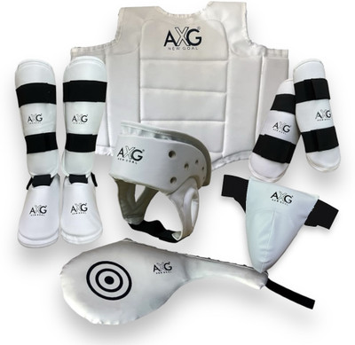 AXG NEW GOAL Pro Safety Karate Kit (6 Items) Small For Age 6 to 10yrs Boxing Kit