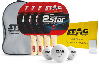 Stag iconic 2 Star Anywhere Everywhere Table Tennis Kit