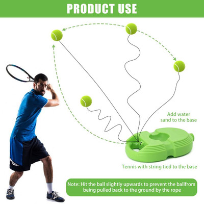 RIYUZONE Tennis Trainer Rebound Ball(No Racket Included) Tennis Kit