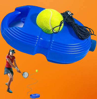 SUVIKSHA Tennis Trainer Rebound Balls Self-Study Rope Practice Solo Tennis Ball, Cricket Tennis Kit